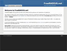 Tablet Screenshot of freeradius.net